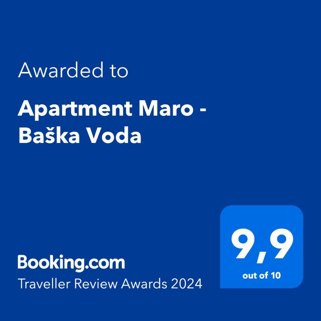 Apartment Maro - Baška Voda Eksteriør billede